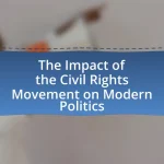 The Impact of the Civil Rights Movement on Modern Politics