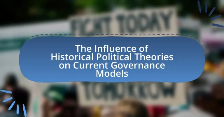 The Influence of Historical Political Theories on Current Governance Models