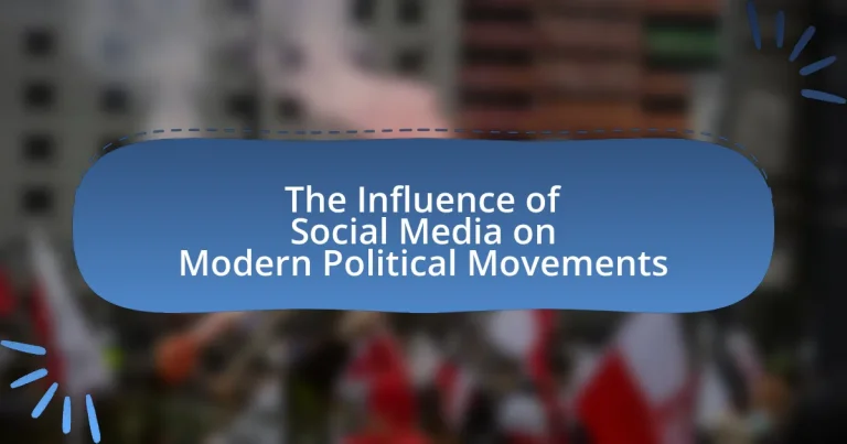 The Influence of Social Media on Modern Political Movements