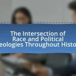 The Intersection of Race and Political Ideologies Throughout History