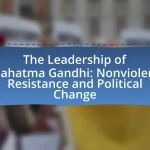 The Leadership of Mahatma Gandhi: Nonviolent Resistance and Political Change