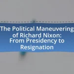 The Political Maneuvering of Richard Nixon: From Presidency to Resignation