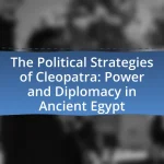 The Political Strategies of Cleopatra: Power and Diplomacy in Ancient Egypt