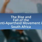 The Rise and Fall of the Anti-Apartheid Movement in South Africa